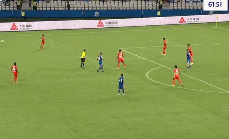 颜骏凌反应, 下半场进行